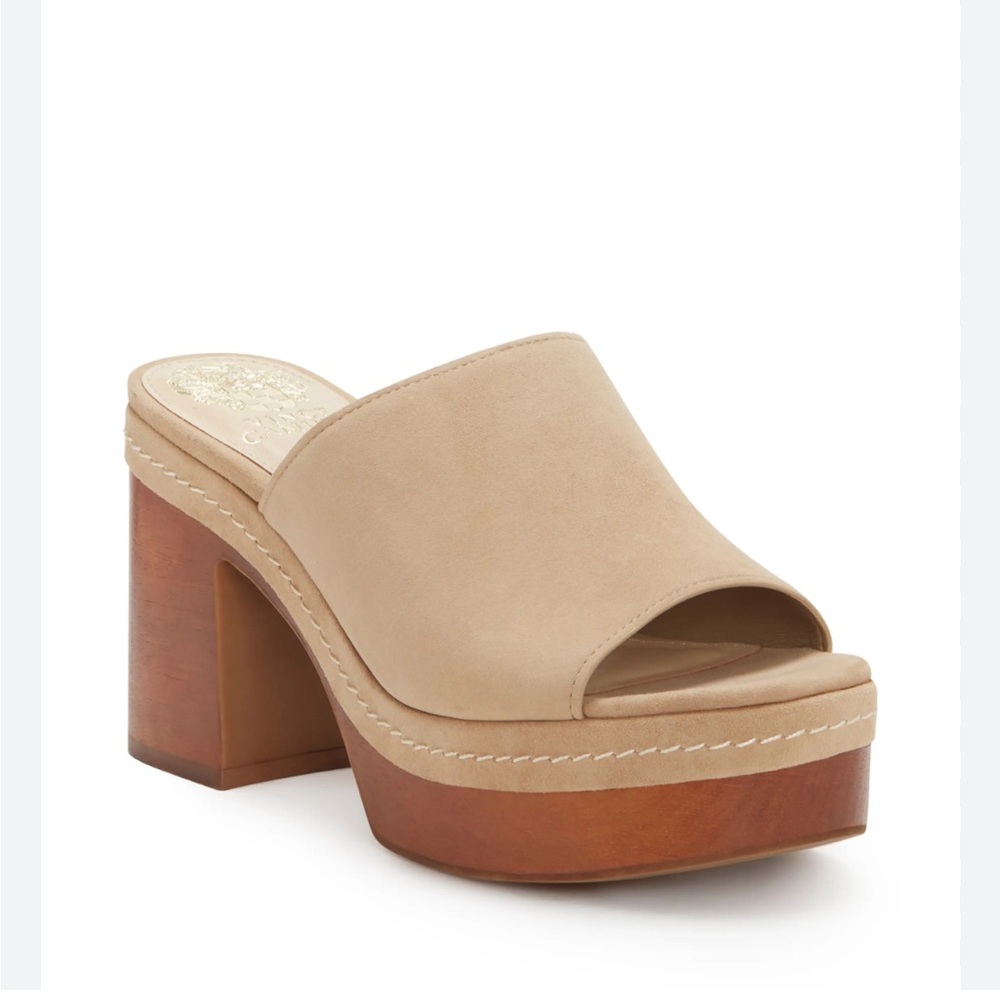 Vince Camuto Women's Beige Mules
